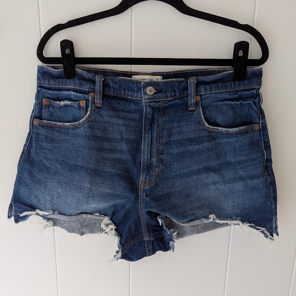 Abercrombie & Fitch High Rise Cutoff Shorts